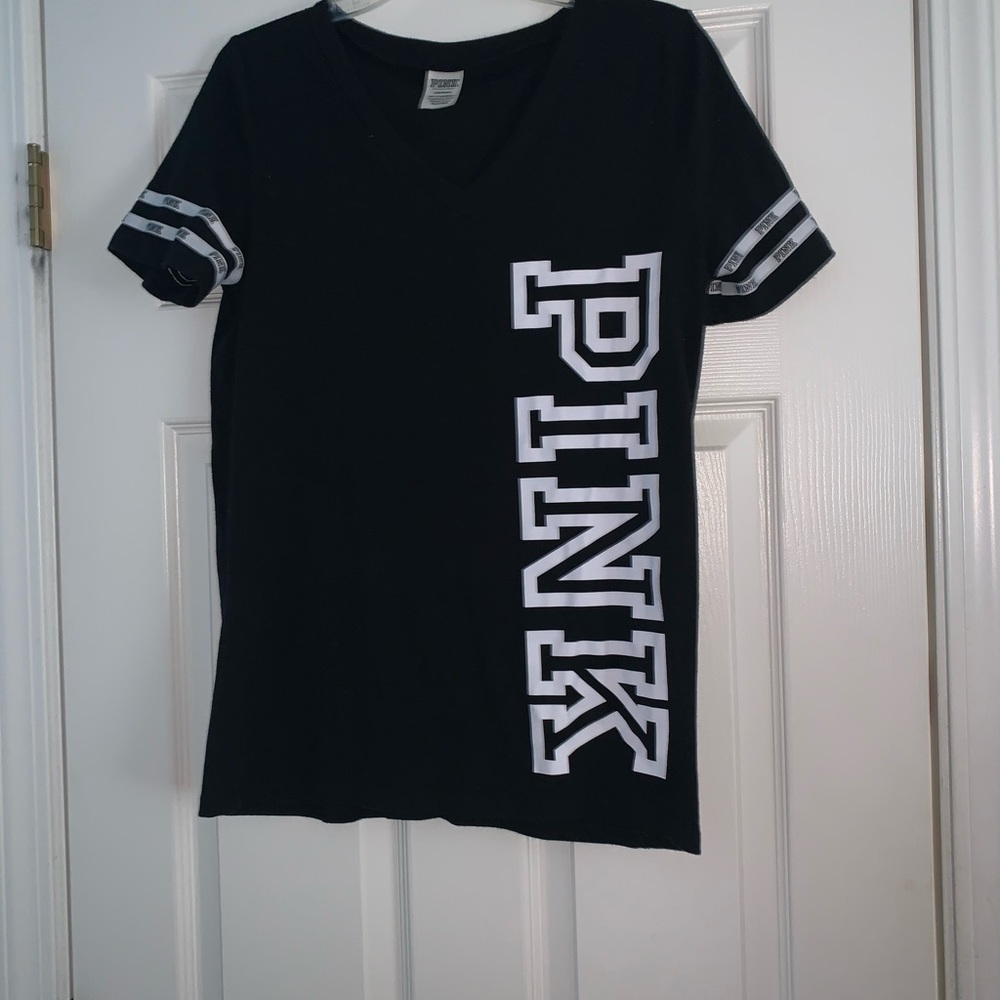 VS PINK Black V-Neck